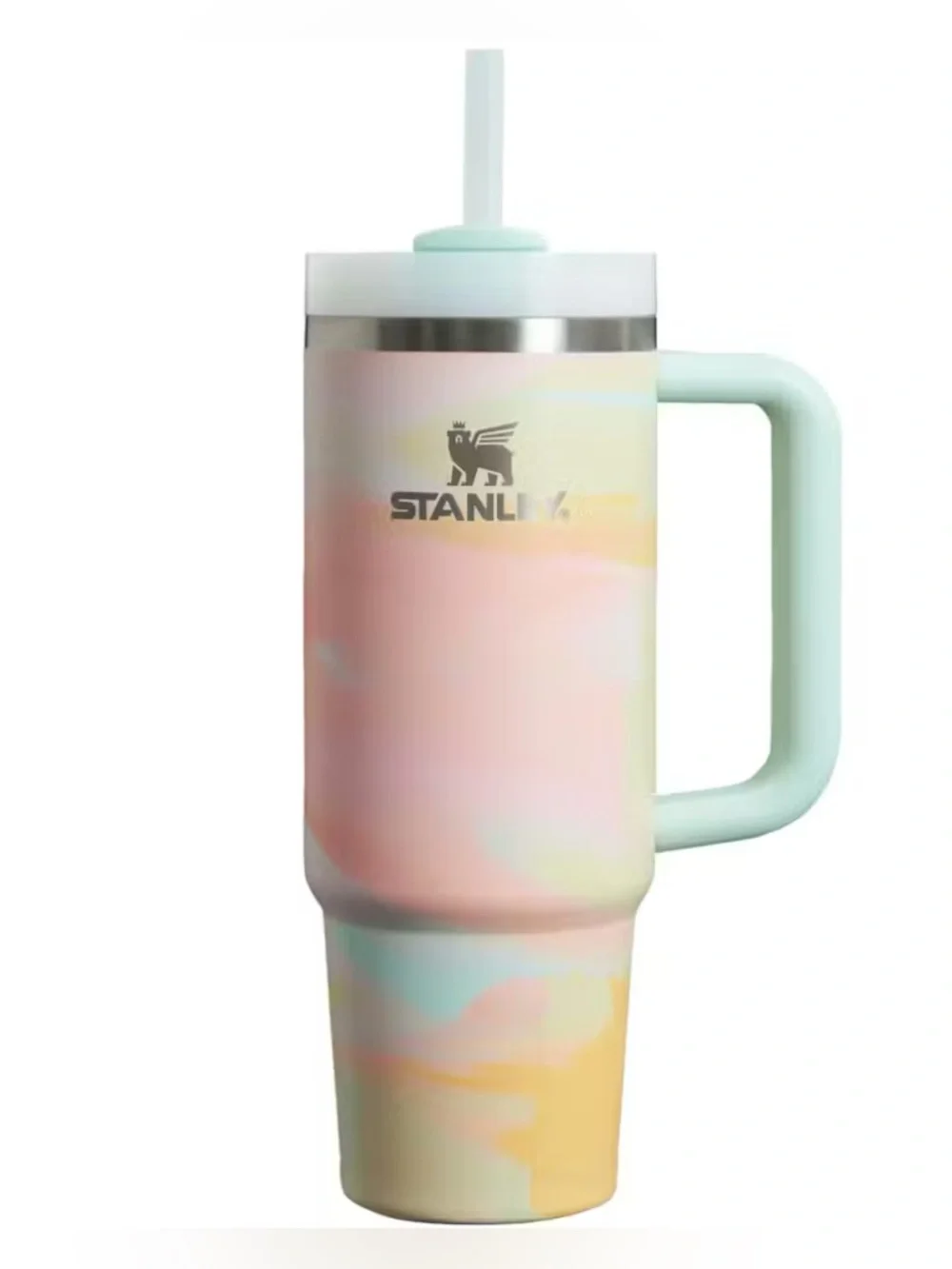 NEW Stanley Warm Serene Brushstrokes 30 oz Quencher Tumbler - Picture 1 of 6